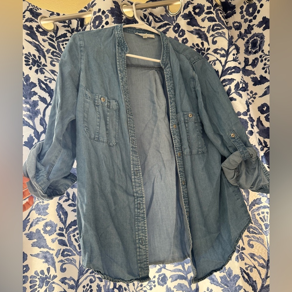 Light Denim Button Up